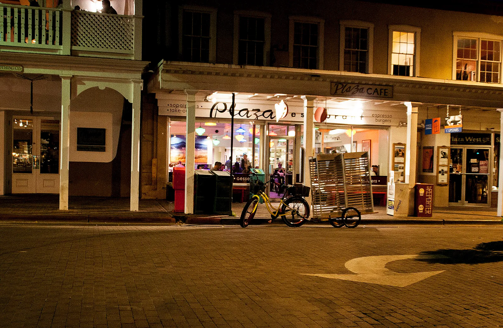 Plaza Cafe & Bicycle, Santa Fe, NM, New Mexico