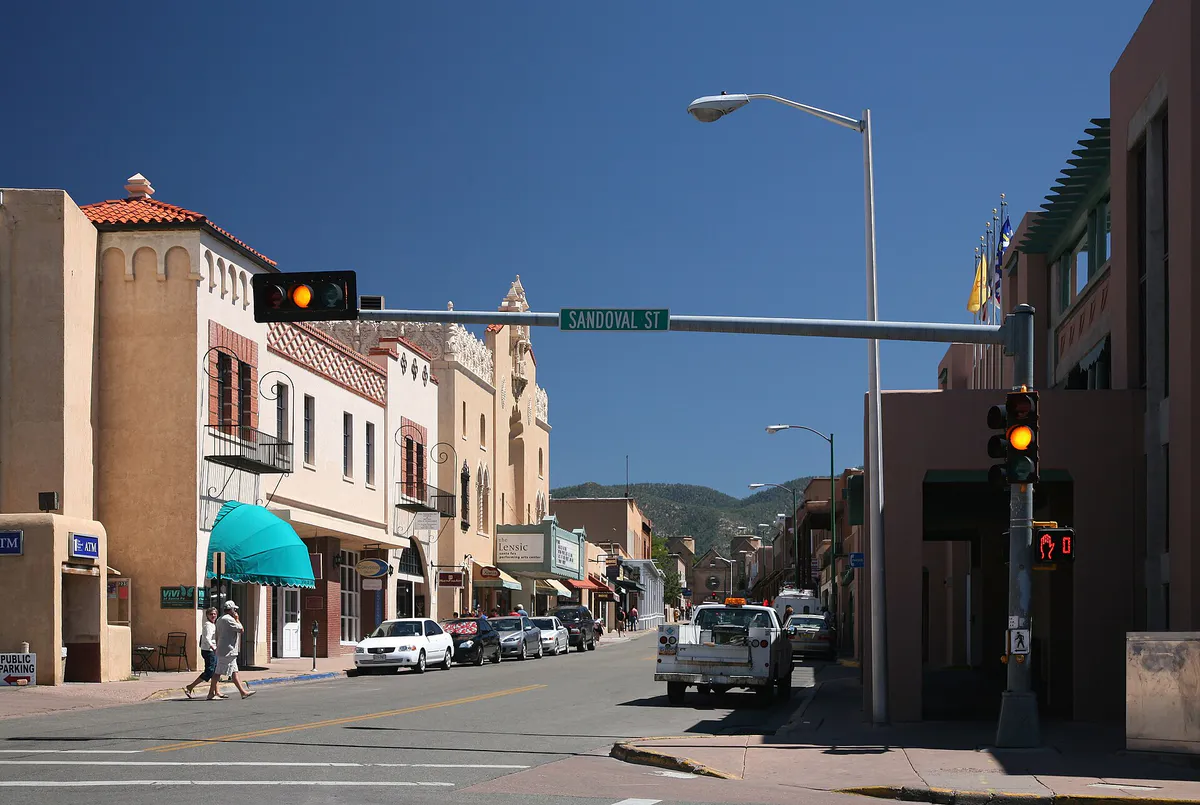 Santa Fe downtown, New Mexico
