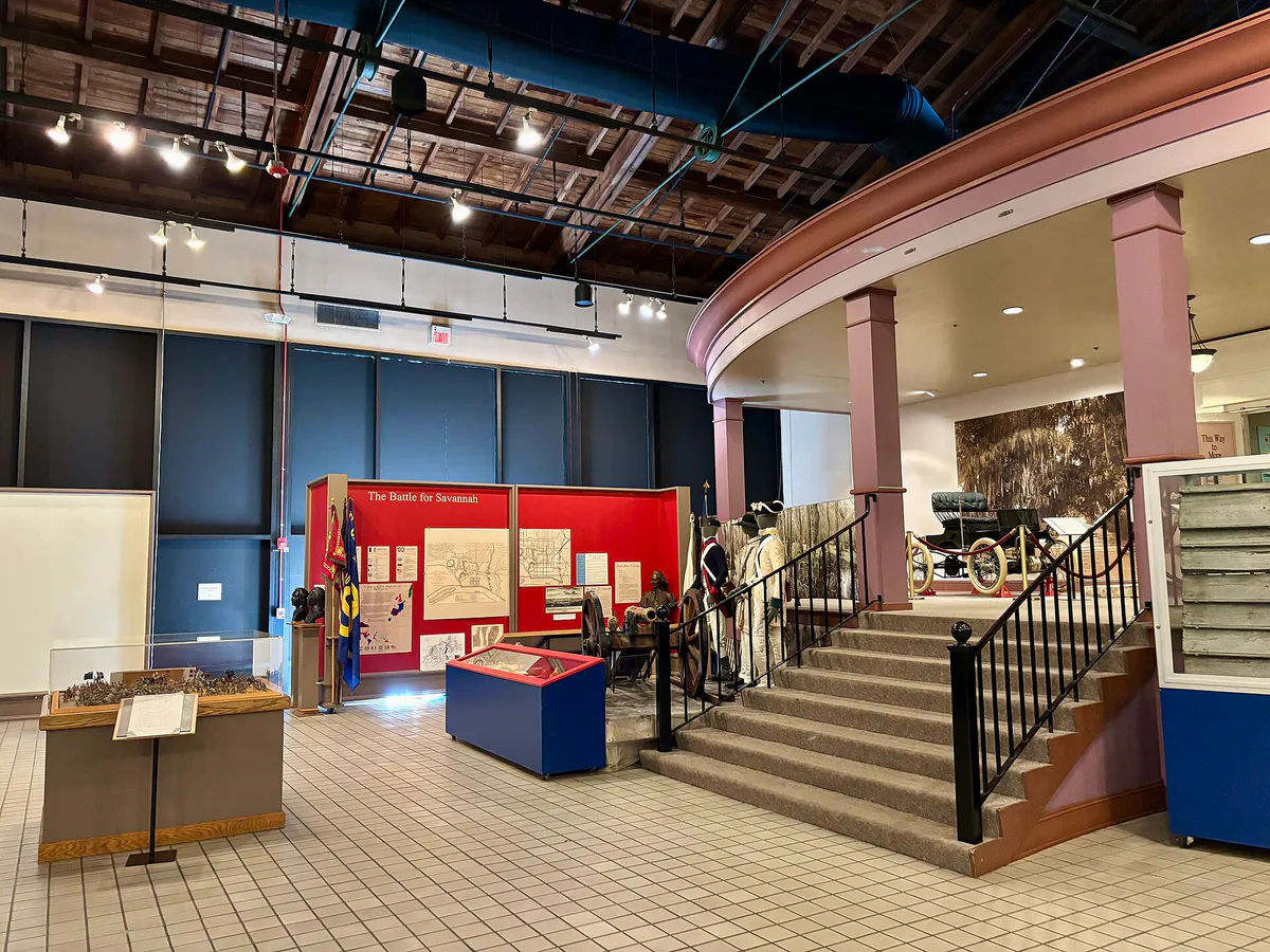 Savannah History Museum-Exhibition space, Georgia