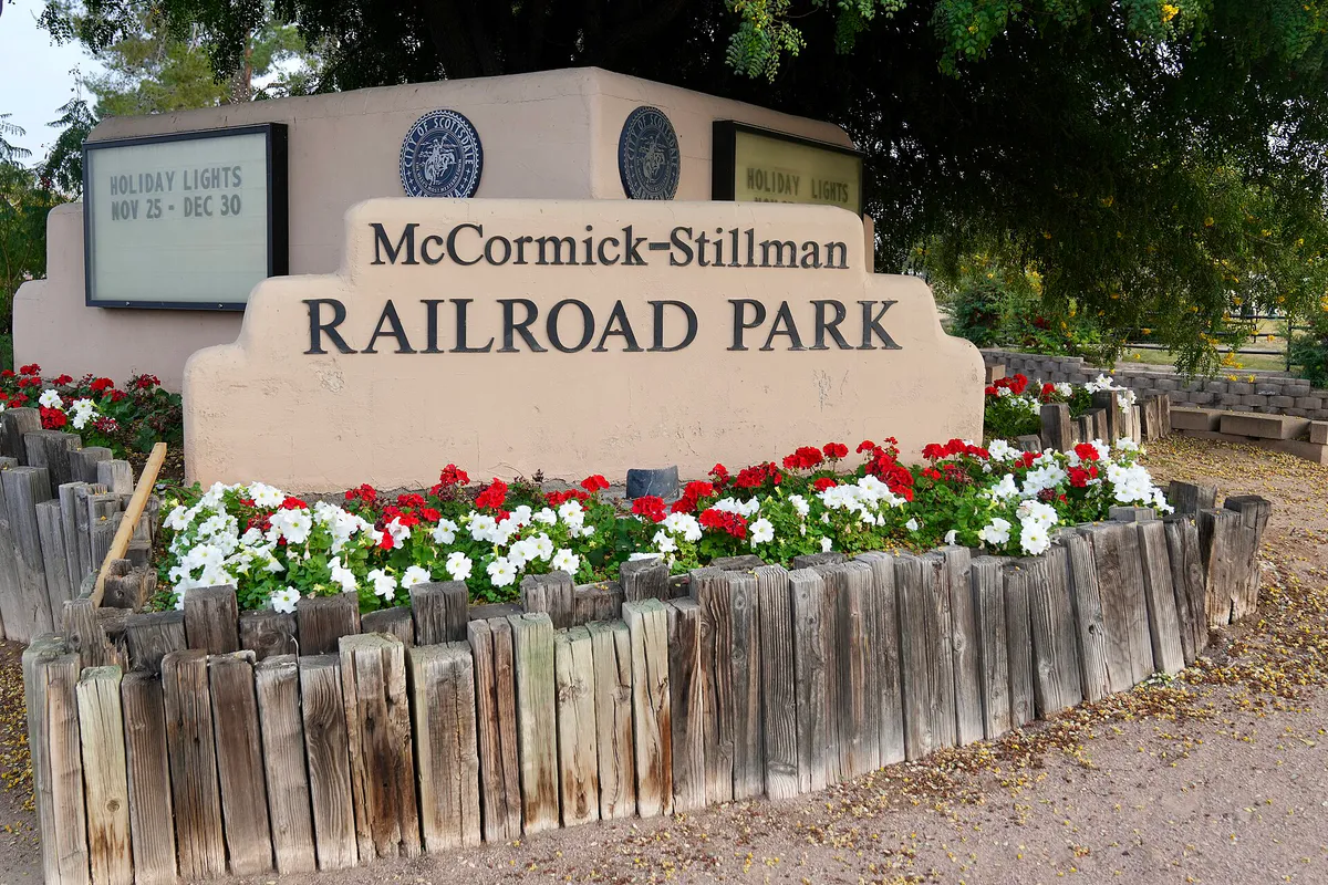 The McCormick-Stillman Railroad Park in Scottsdale, Arizona