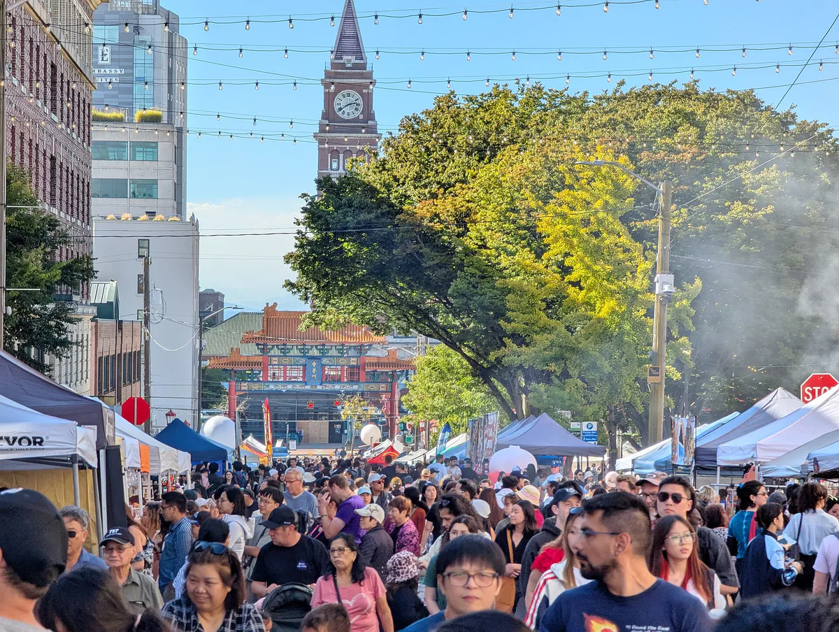2025 Chinatown International District Night Market on King Street in Seattle, Washington
