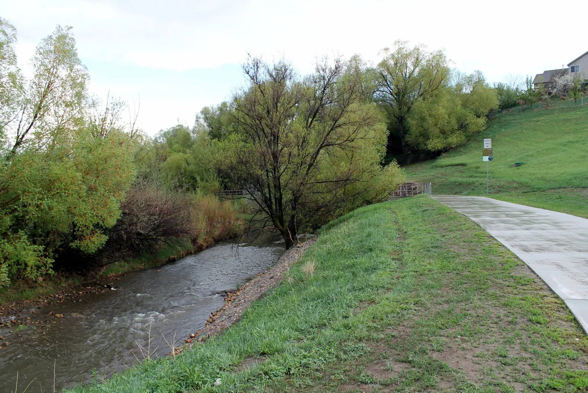 Little Goose Creek in Sheridan, Wyoming near South Park