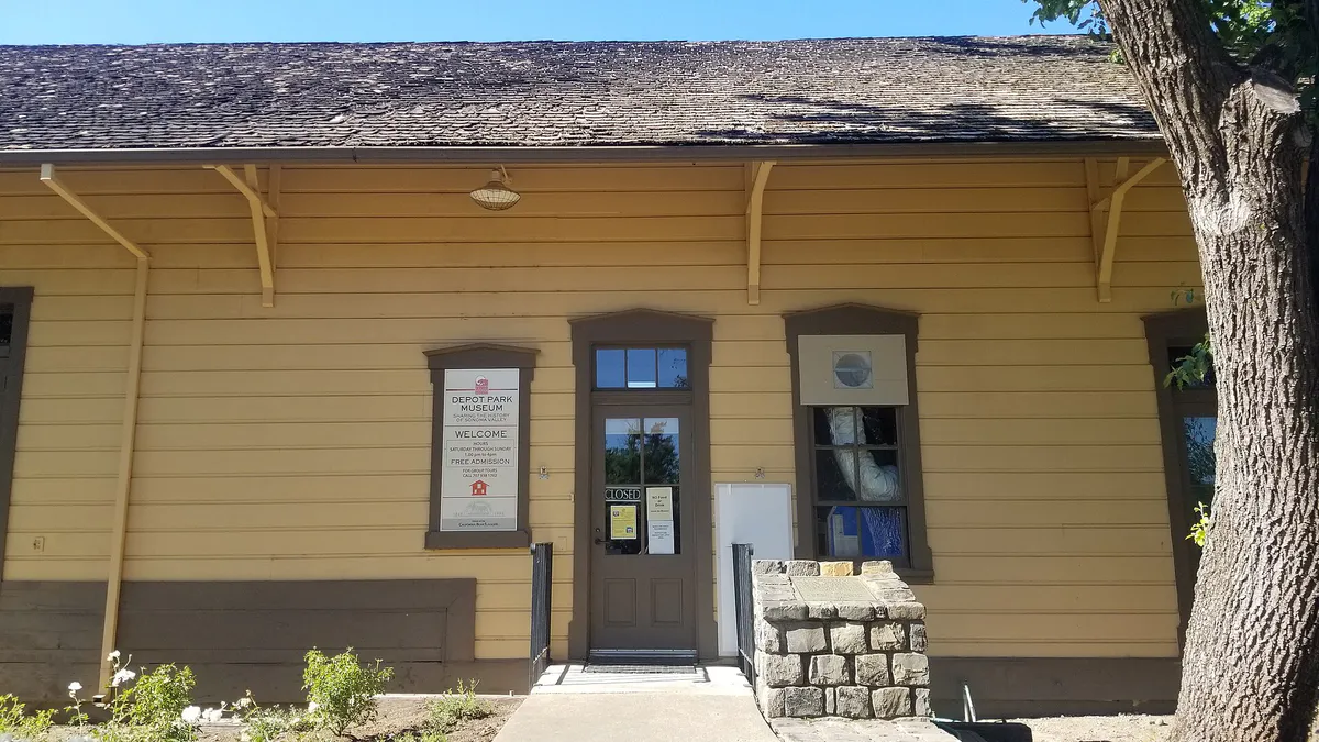 Depot Park Museum in Sonoma, California