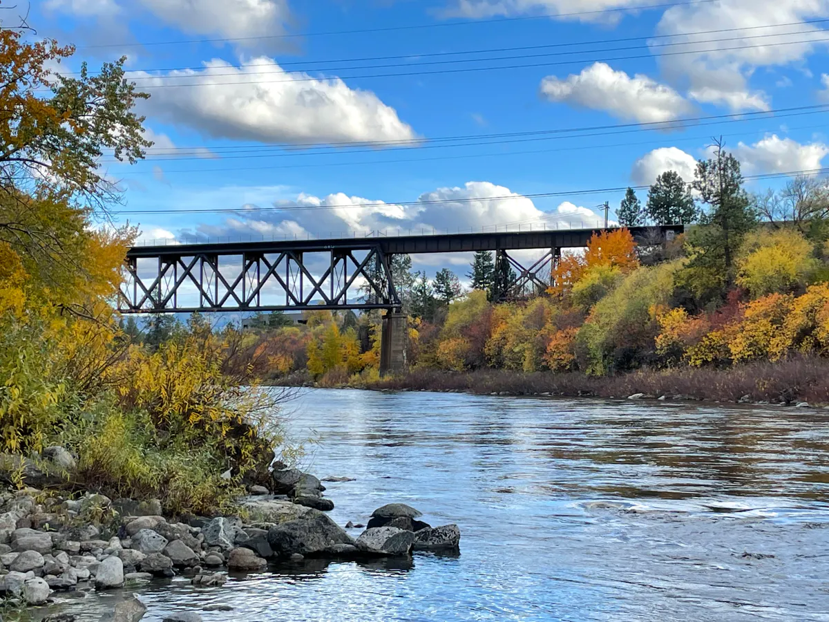 BNSF Bridge Spokane in Spokane Valley, Washington