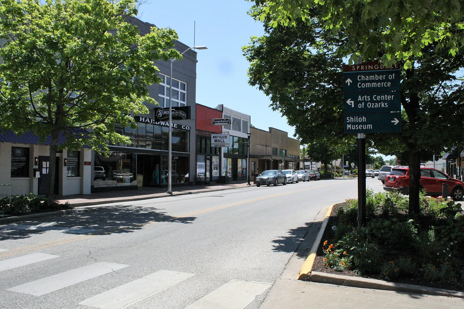 Emma Avenue, downtown Springdale, Arkansas