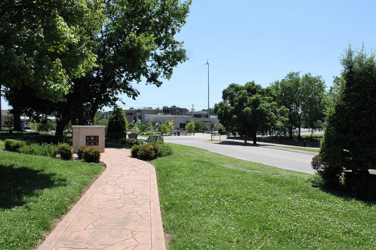 American Legion park in Downtown Springdale, Arkansas