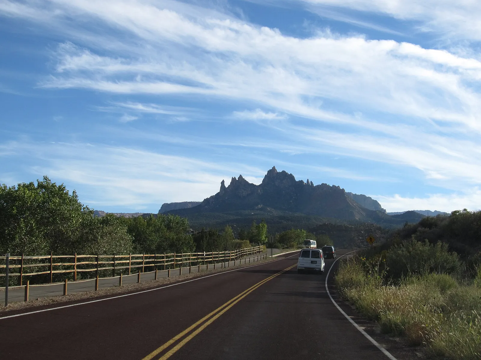 Looking Towards Eagle Crags, Canaan Mountain, Springdale, Utah (8096075762)