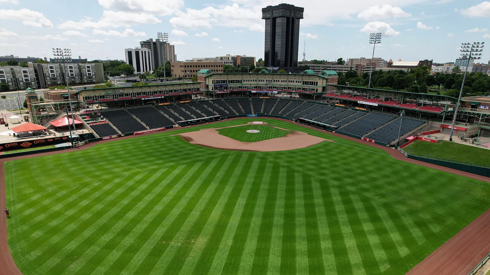 Downtown Springfield, MO and Hammons Field, Missouri