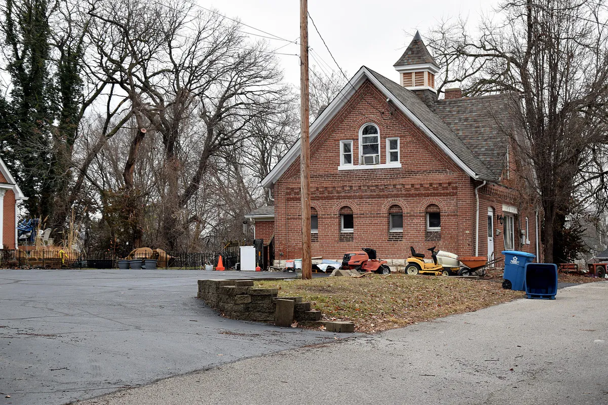 Brick building in St Charles MO February 2026 in St. Charles, Missouri