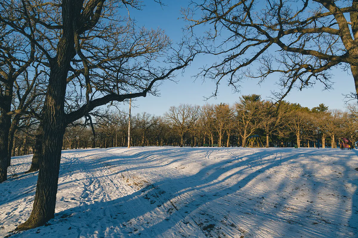 Riverside Park Ski Trail, Saint Cloud, Minnesota - Winter (24163875066) in St. Cloud, Minnesota