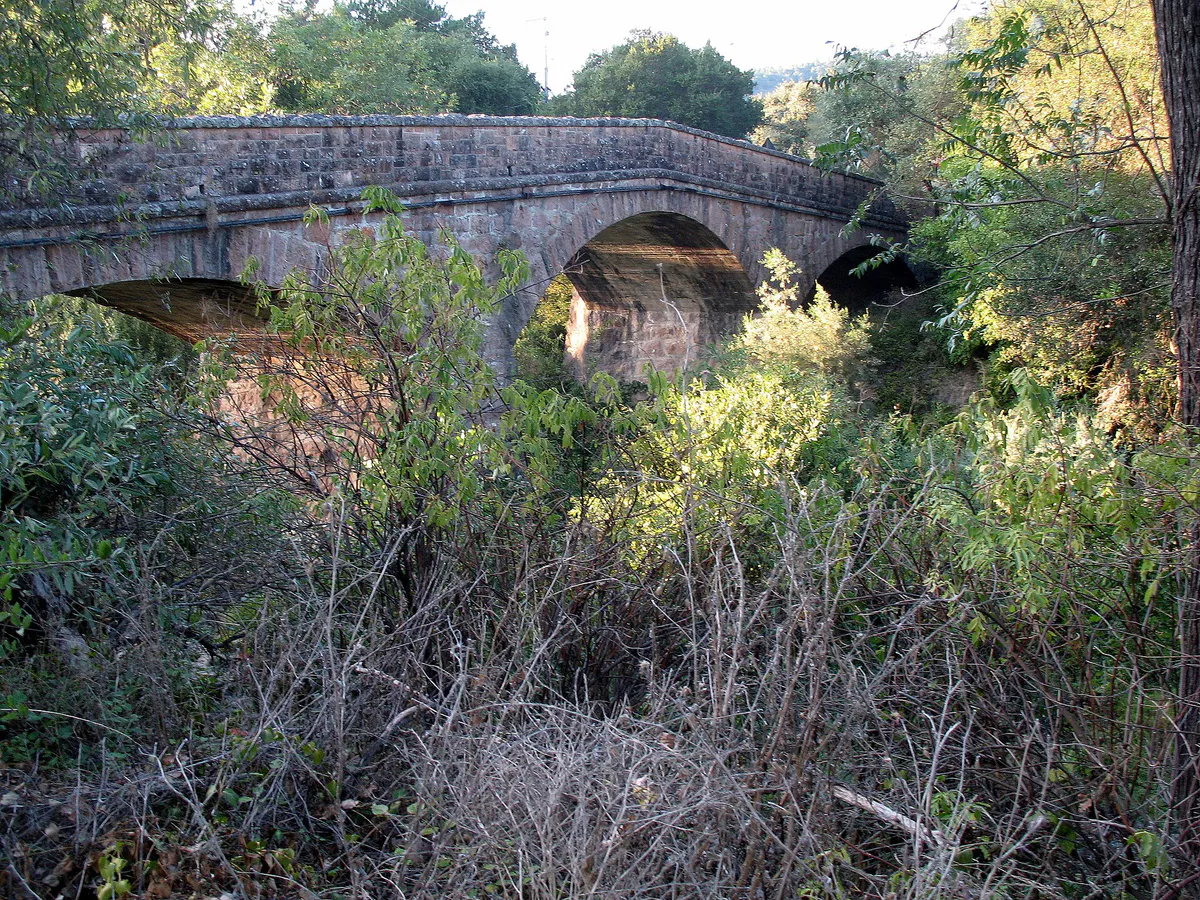 Pope Street Bridge, Napa River, St. Helena, CA 10-9-2011 6-06-46 PM, California