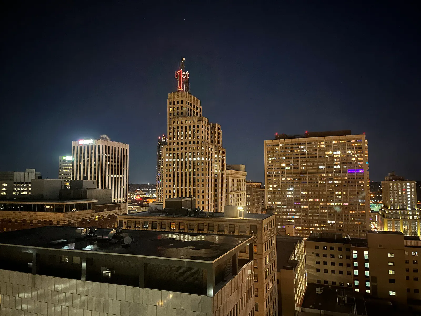 St. Paul Nighttime Skyline, Minnesota