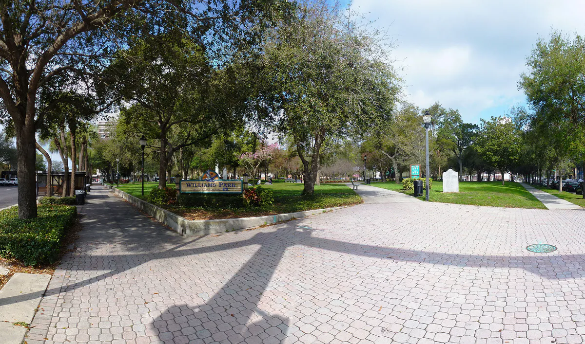Williams Park St. Petersburg Florida Southeast Corner