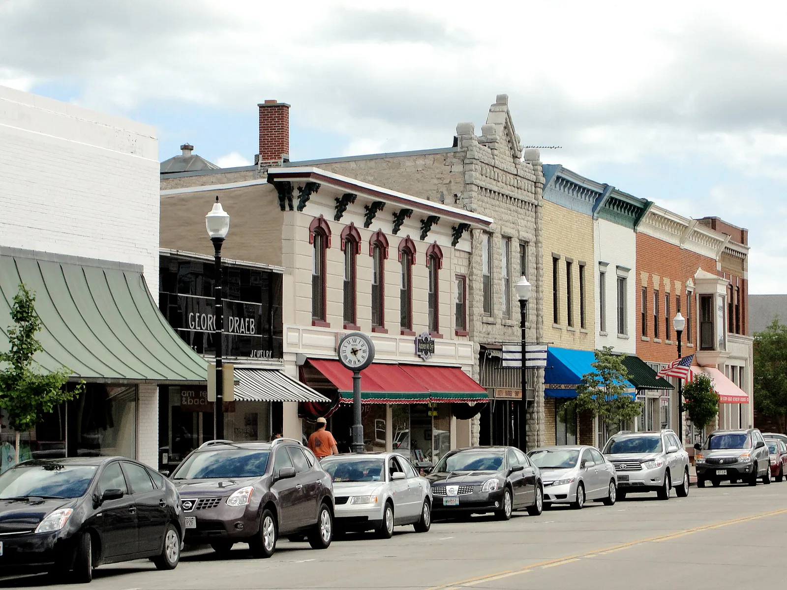 Downtown Sturgeon Bay Wisconsin
