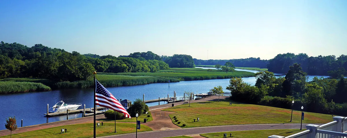 Nansemond River is a major waterway in Suffolk, Virginia