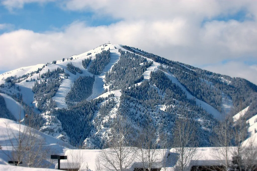 Baldmountainid in Sun Valley, Idaho