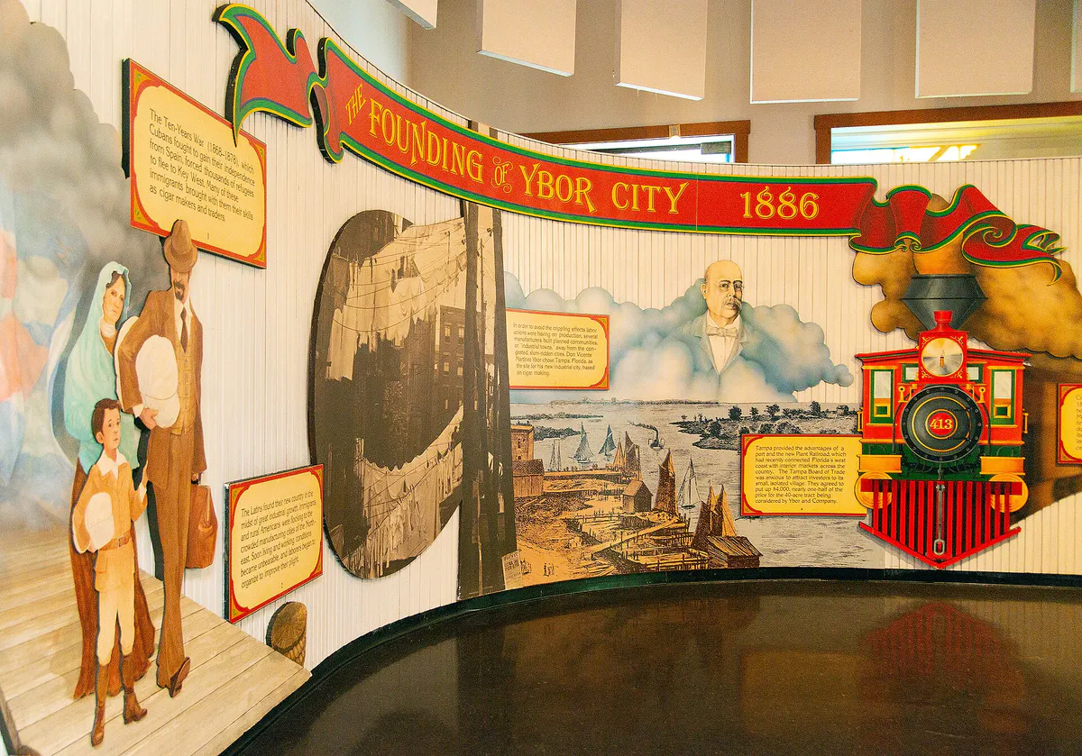 Historic display, Ybor City Museum State Park, Tampa, Florida