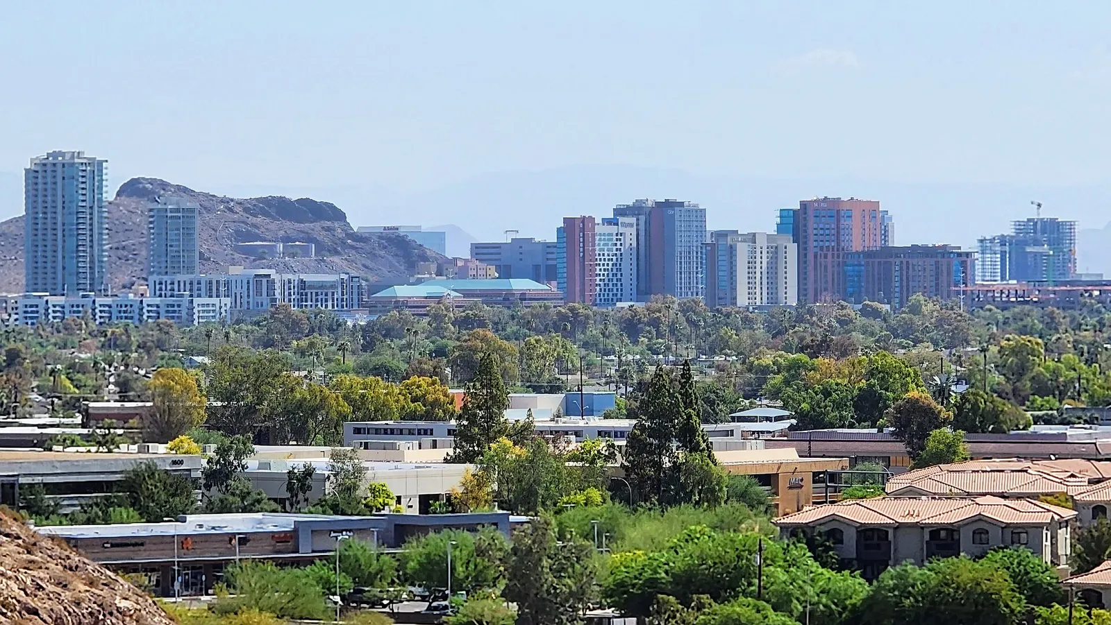 Tempe AZ Skyline August 2023, Arizona
