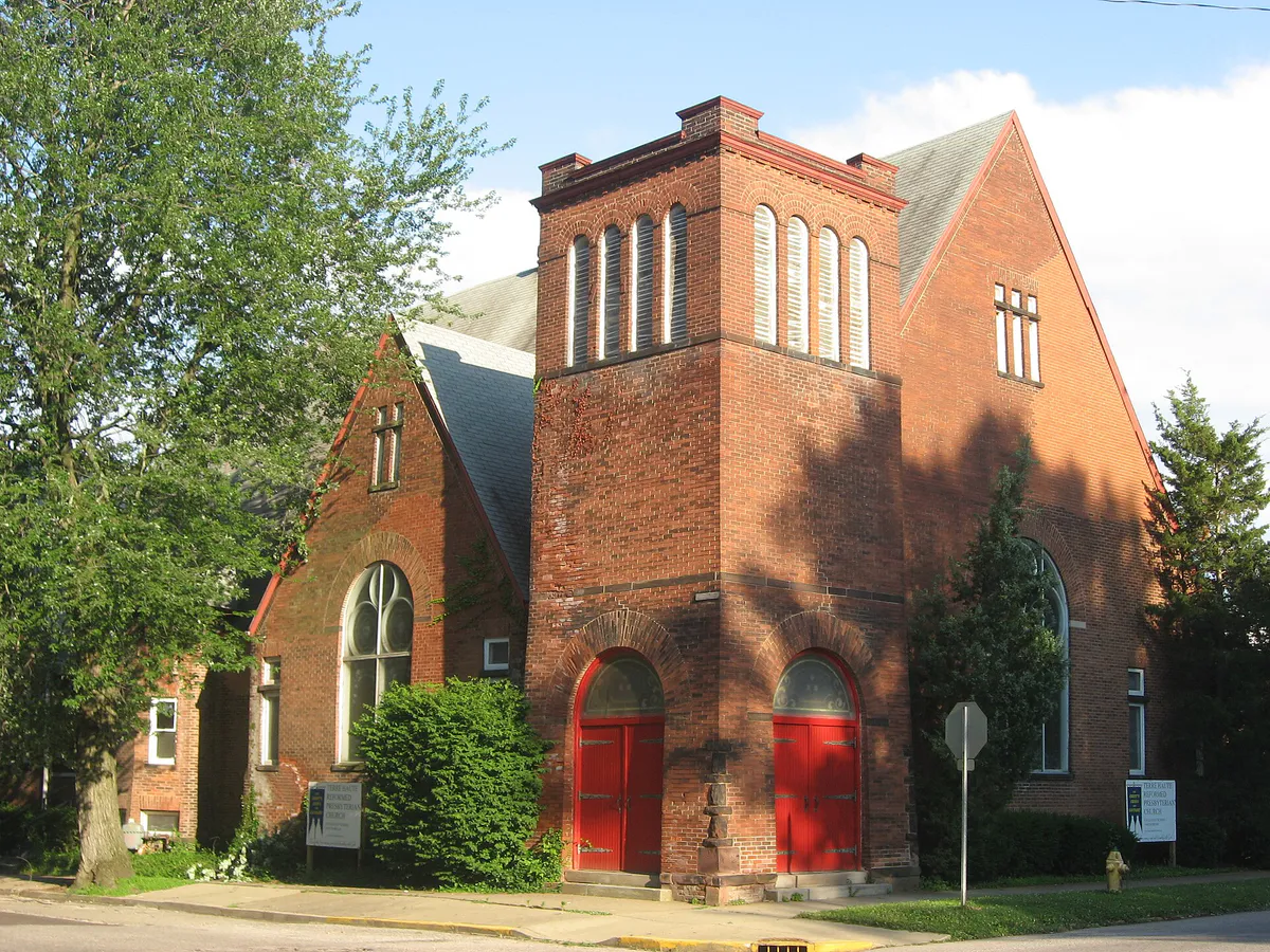 Church in the Farrington's Grove Historic District in Terre Haute, Indiana
