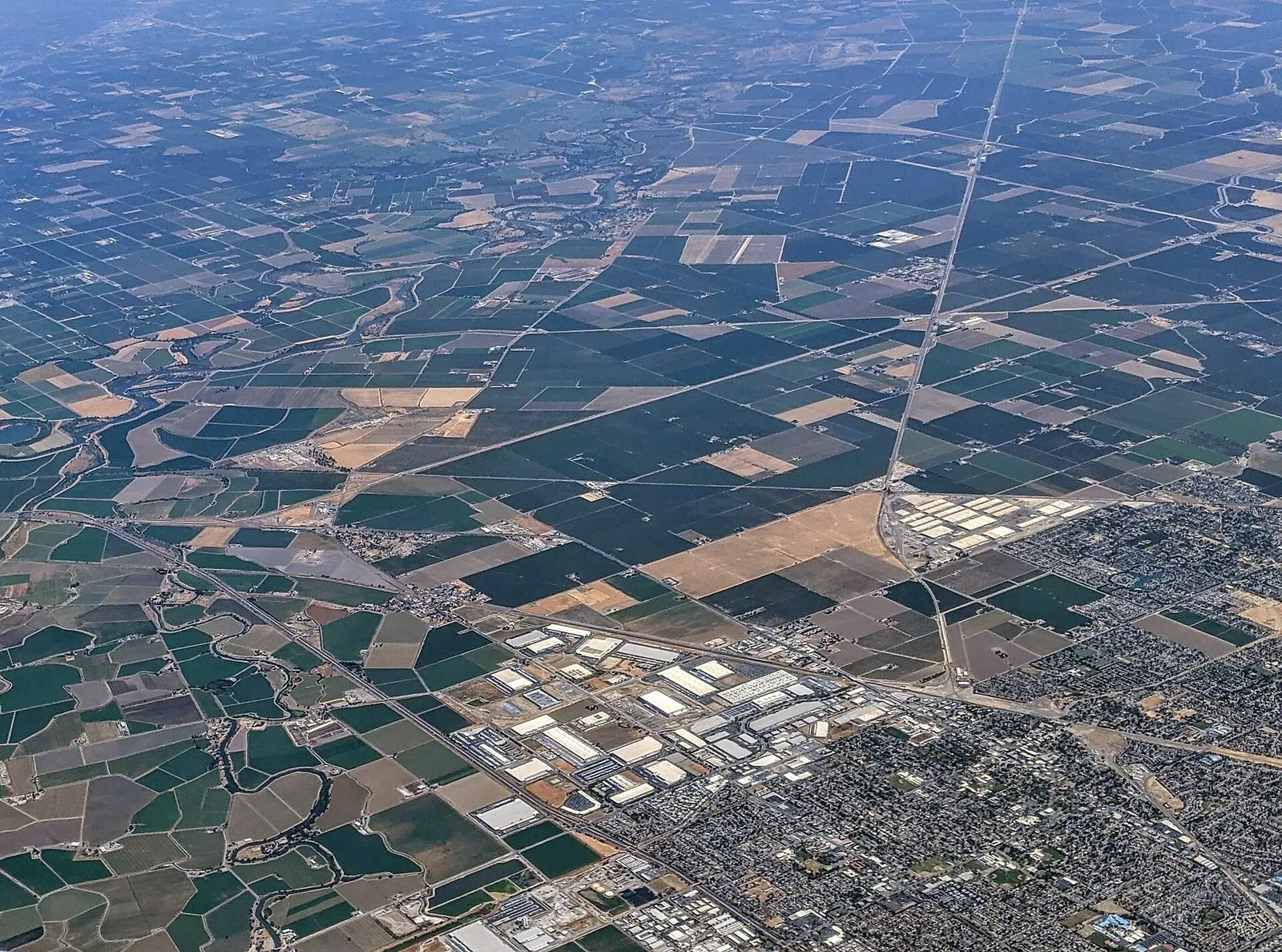 Tracy aerial, California