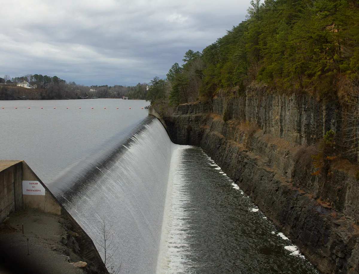 Lake Tuscaloosa Spillway Tuscaloosa, AL, Alabama