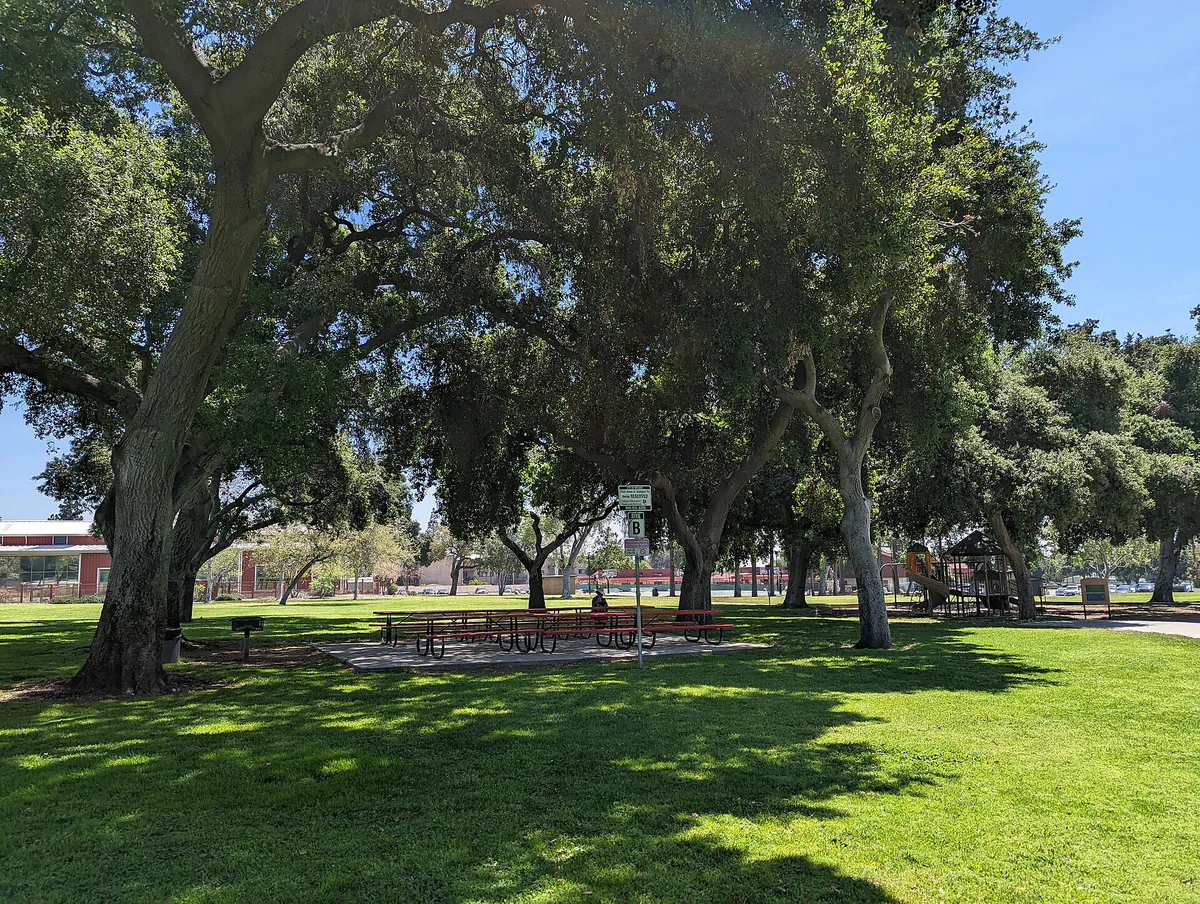 Upland Memorial Park in April 2023, California