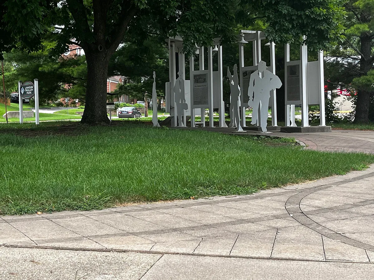 Lawson Trolley Park in Urbandale, Iowa
