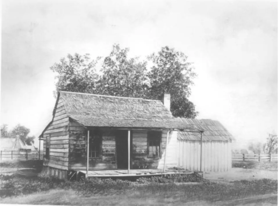 Chris Evans home in Visalia on Strawberry Ave and 2nd Ave, 1894, California