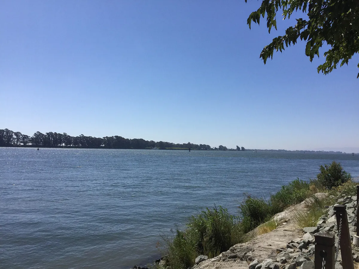 Sacramento River in Rio Vista, California
