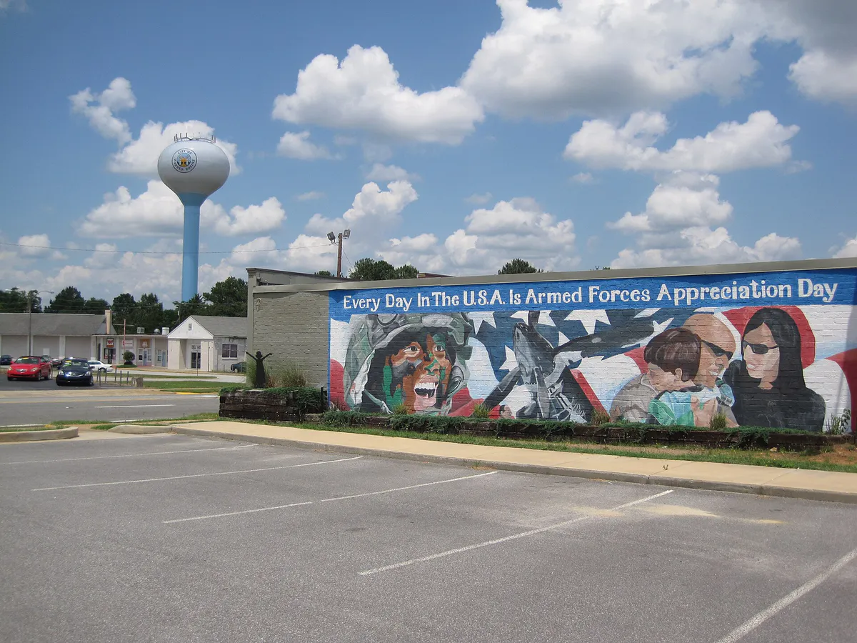 Mural in Warner Robins, Georgia