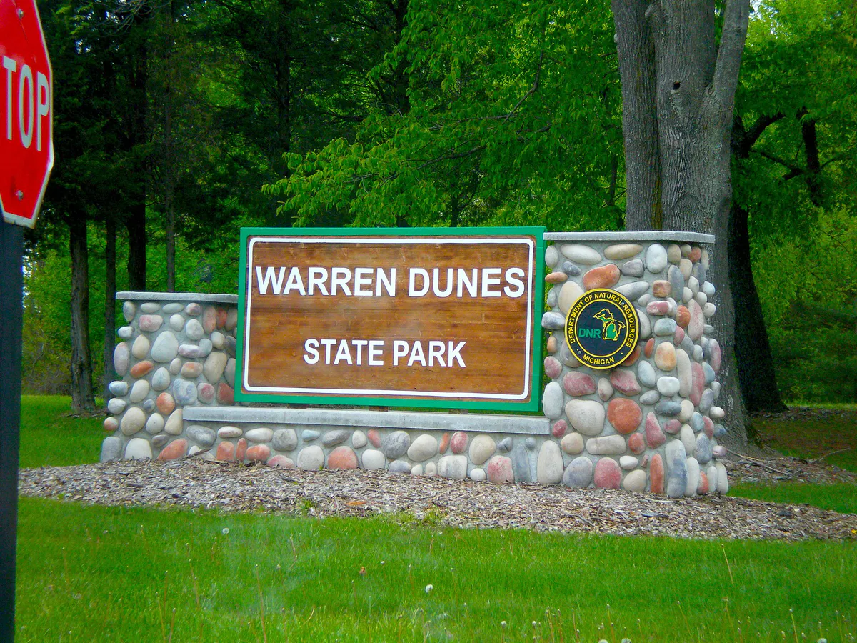 Warren Dunes State Park Exit-Entrance (2503757297), Michigan