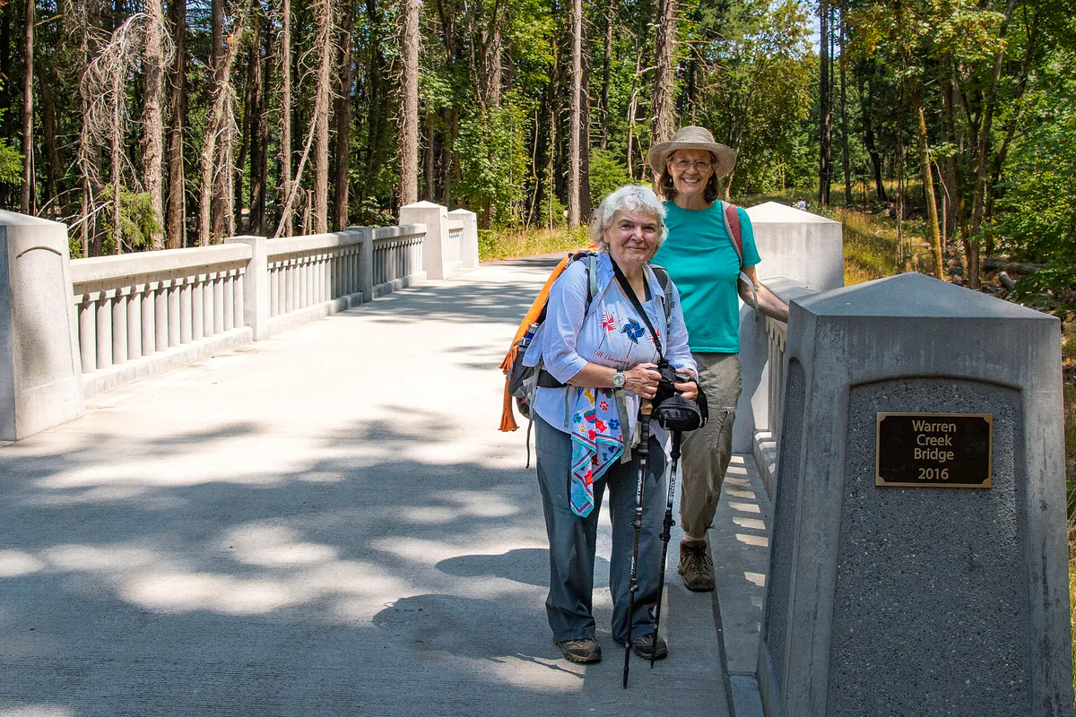 Pausing on the Warren Creek Bridge (48594687726), Michigan