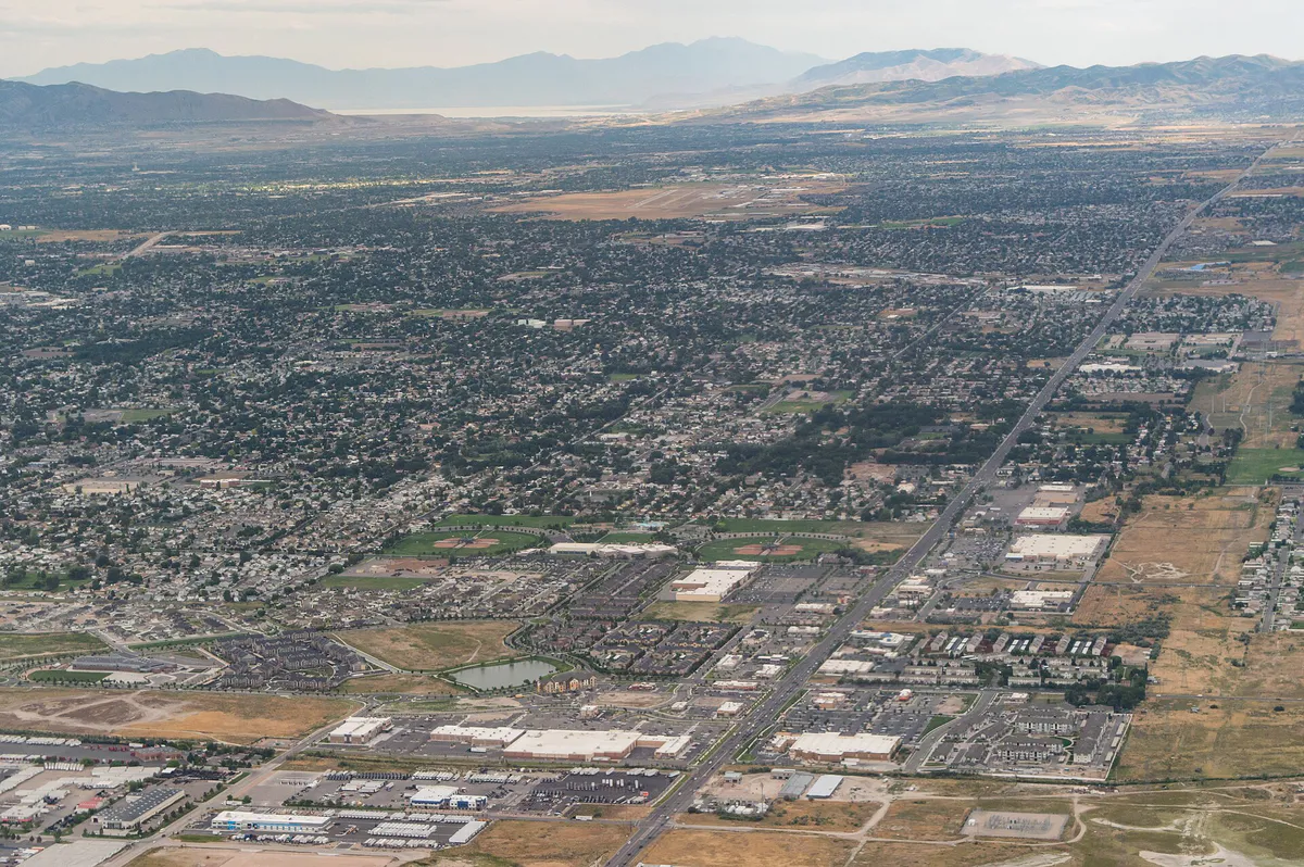 West Valley City aerial, Utah
