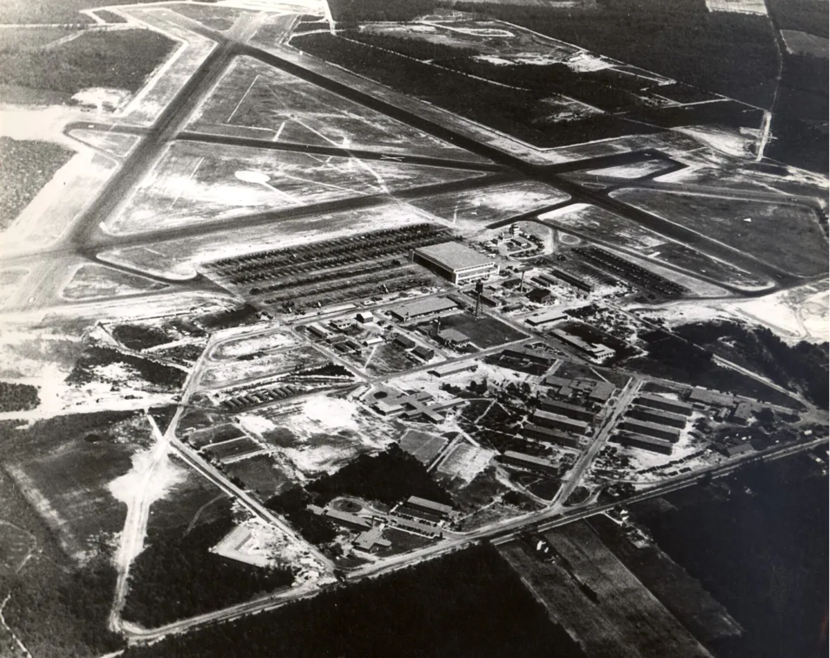 NAS Wildwood NJ aerial photo c1940s, New Jersey