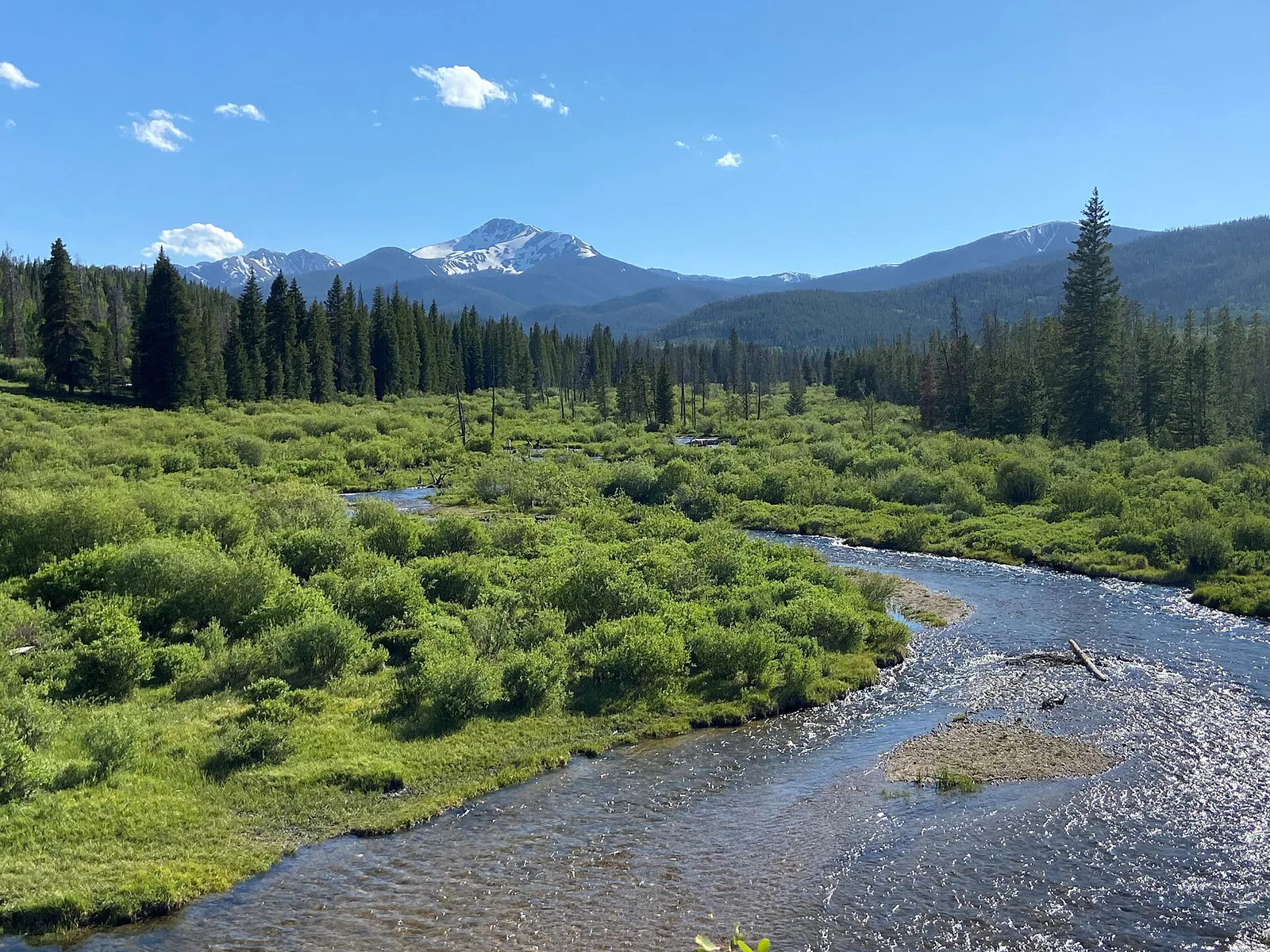 River in Winter Park, Colorado