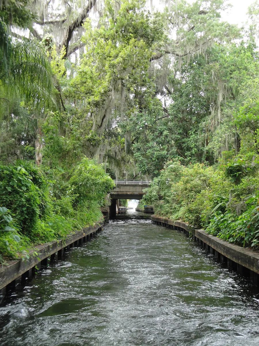 Winter park canal, Florida