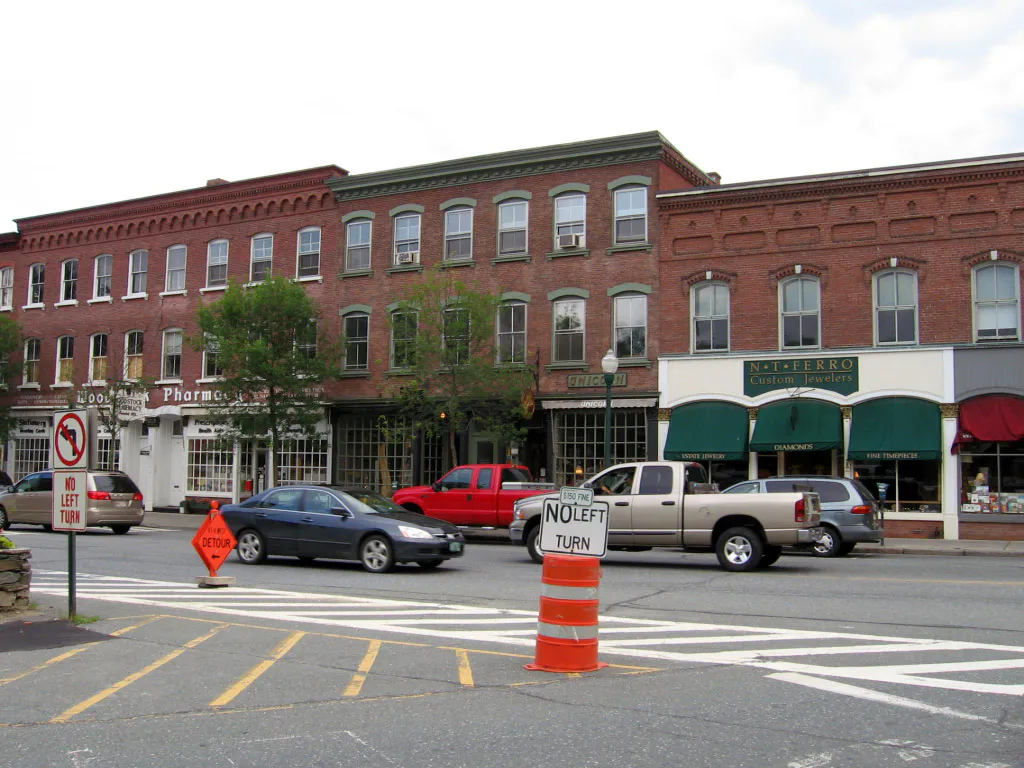 Woodstock Central Street, Vermont