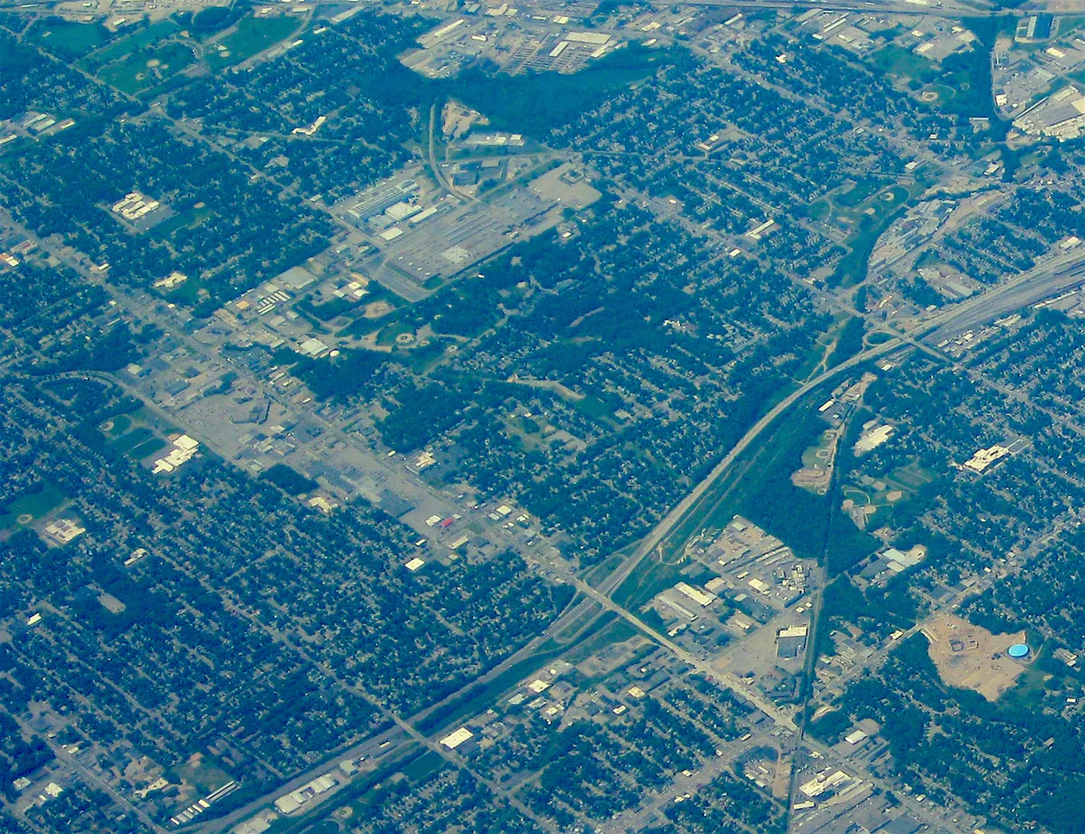Wyoming, Michigan aerial 2009